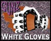@ White Studded Gloves