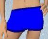 Blue butterfly shorts