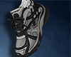 White smoked sneakers