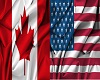 CANADA AMERICAN FLAG