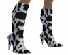 cow print stilettos