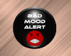 Bad Mood Button Sticker