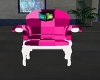 pink BG reading chair