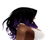 Long hair w/Purple tips