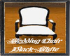 Wedding Chair Black-Whit