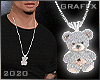 Gx| Sm Iced Teddy Chain