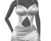 Q▸Satin White Dress