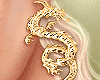 🖤Gold Dragon Earrings