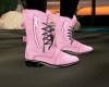 ~S~pink and grey boots