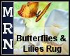 Butterfly & Lily Rug