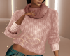 Cozy pink sweater