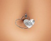 SL Hearts Belly Piercing