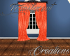 (T)Orange Sheer Curtain