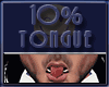 Tongue 10%