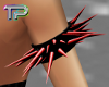 !TP Spiked Armband R Red
