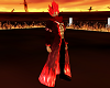 Red Flame Saiyan Robe