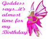 Goddess says Birthday