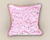 Pink fur pillow