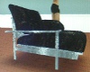 Black and Silver Lounger
