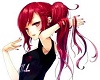 Anime ponytail fireRed