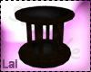 Dance Table DrkWood w Bl