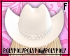 Cowboy Hat White F