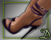 [D] Strappy Purple Heels