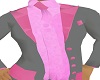 grey with pink tux