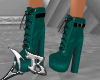 JB Teal Tied Boots