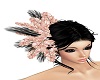 *Ney* Pink&Black Feather