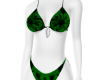 Floral Green bikini