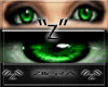 green eyes ("z")