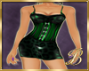 leopard green dress