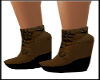Brown Platform Boots