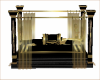 Blk/Gold Poseless Bed