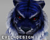 #Evil Blue Tiger Head V