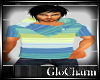 Glo* Blu Striped Shirt