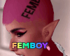 Femboy pinkpink hair