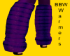 BBW Purple Leg Warmers