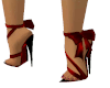 {L} Red Bow Shoes