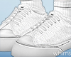 PGirl White Fur Sneakers