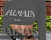 BALMAIN BLACK SPLIT TOP