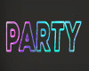 Neon Party Banner