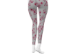 Pink and wht Leggings