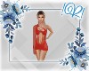 Red Fishnet Dress Sty1