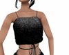 Fur Black Top