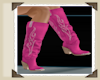 julia pink western boots
