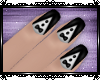♡ Tuxedo Nails