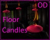 (OD) Floor  candles