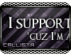 8k support sticker